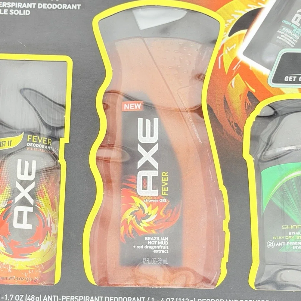 AXE Fever Brazilian Hot Mud Dragonfruit Retired Deodorant Body Spray Shower Gel